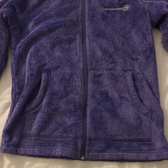 Girls size 10-12 years Fleece Hoodie with Full-Zip and Hoodie Freecountry - Picture 4 of 13